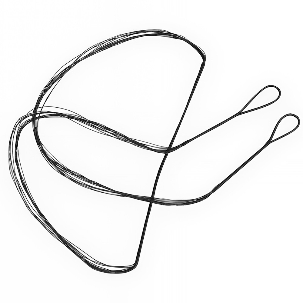 AMO 57" 12 Strands Bow Strings Replacement for Recurve Long Bow Hunting Strings