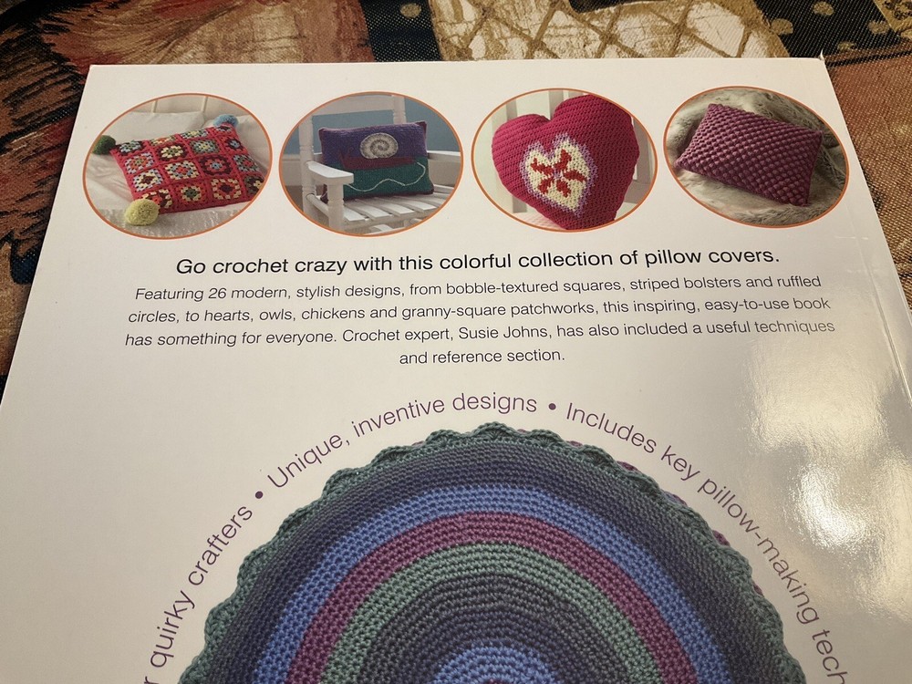 Crochet Pillows Craft Book