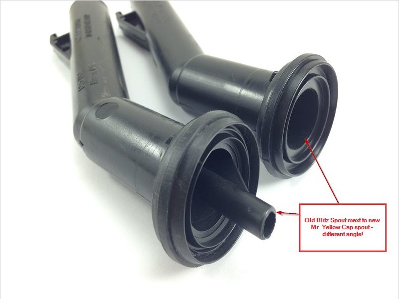 4 - Blitz Gas Can Nozzle Spouts Rings Caps Replacement Vintage 900094 900092 NEW