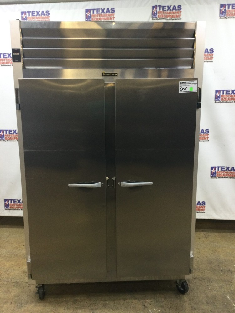 Traulsen G2201052” 2 Solid Door Freezer on Casters