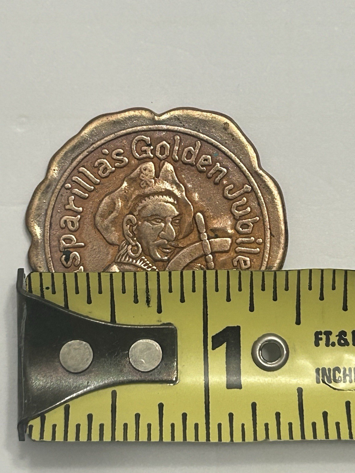 1904-1954 PIRATES GOLDEN JUBILEE TOKEN GASPARILLA PIRATE.TAMPA FL.