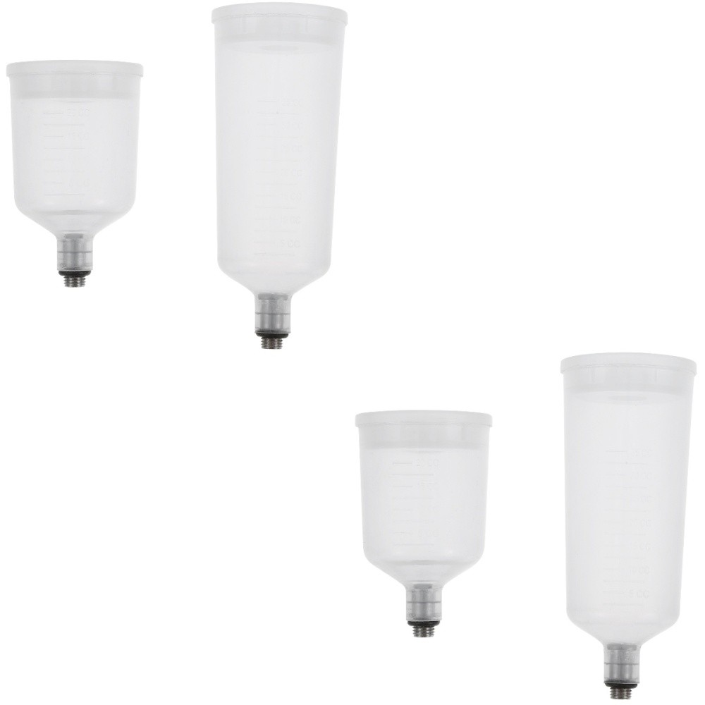 2 Count Refillable Airbrush Paint Cup Bottles Jar Spray Container