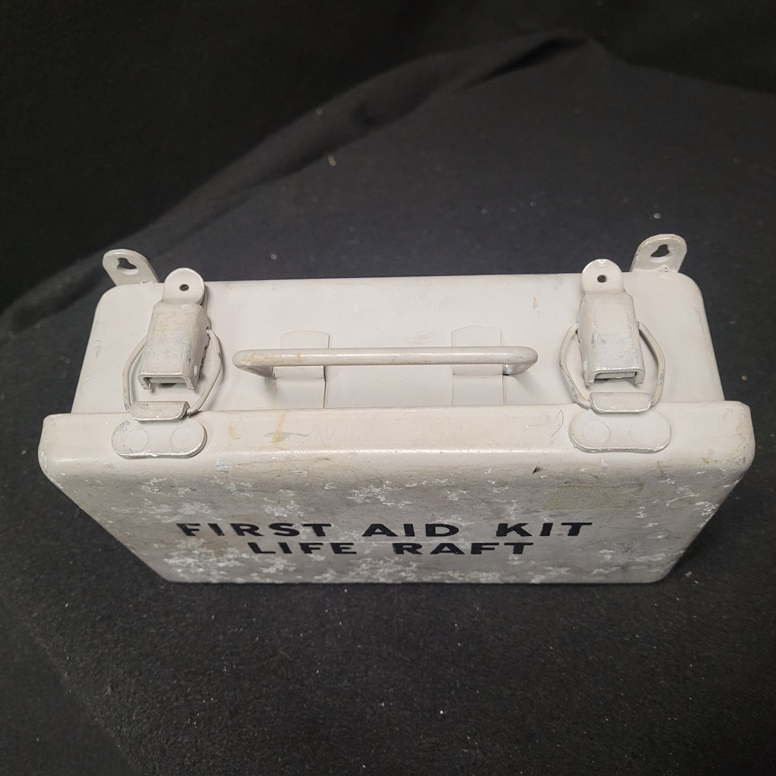 Surplus Military Aluminum Life Raft First Aid Kit Box, Navy, USAF, Aircraft
