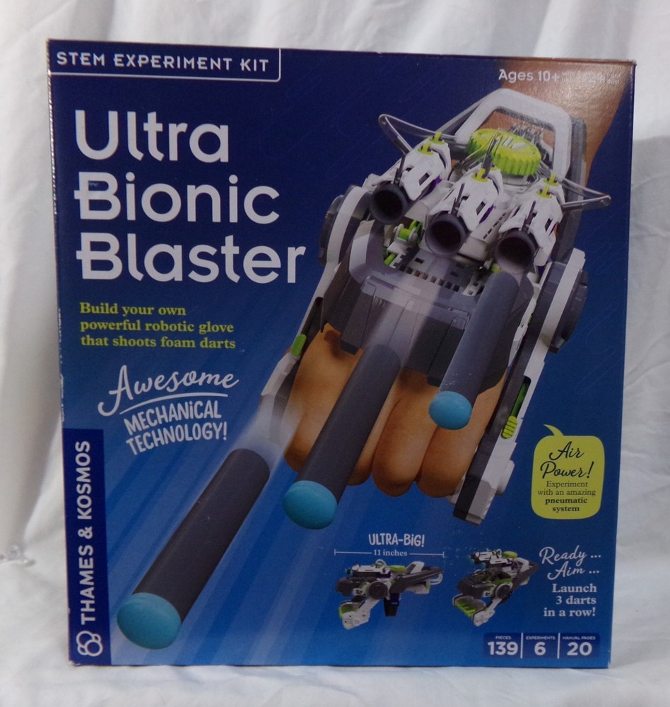 2022 ULTRA BIONIC BLASTER PNEUMATIC GLOVE THAMES & KOSMOS STEM EXPERIMENT KIT