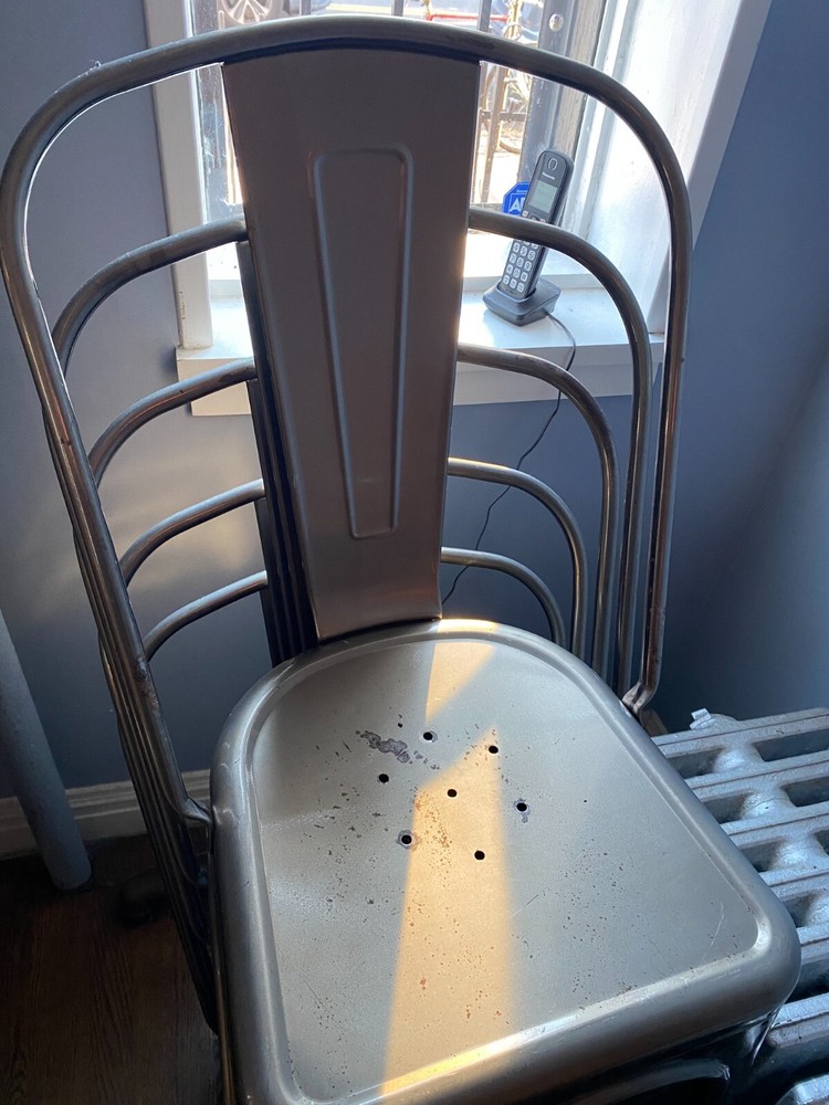 30 Steel Slat Back Stacking Side Chair Chairs
