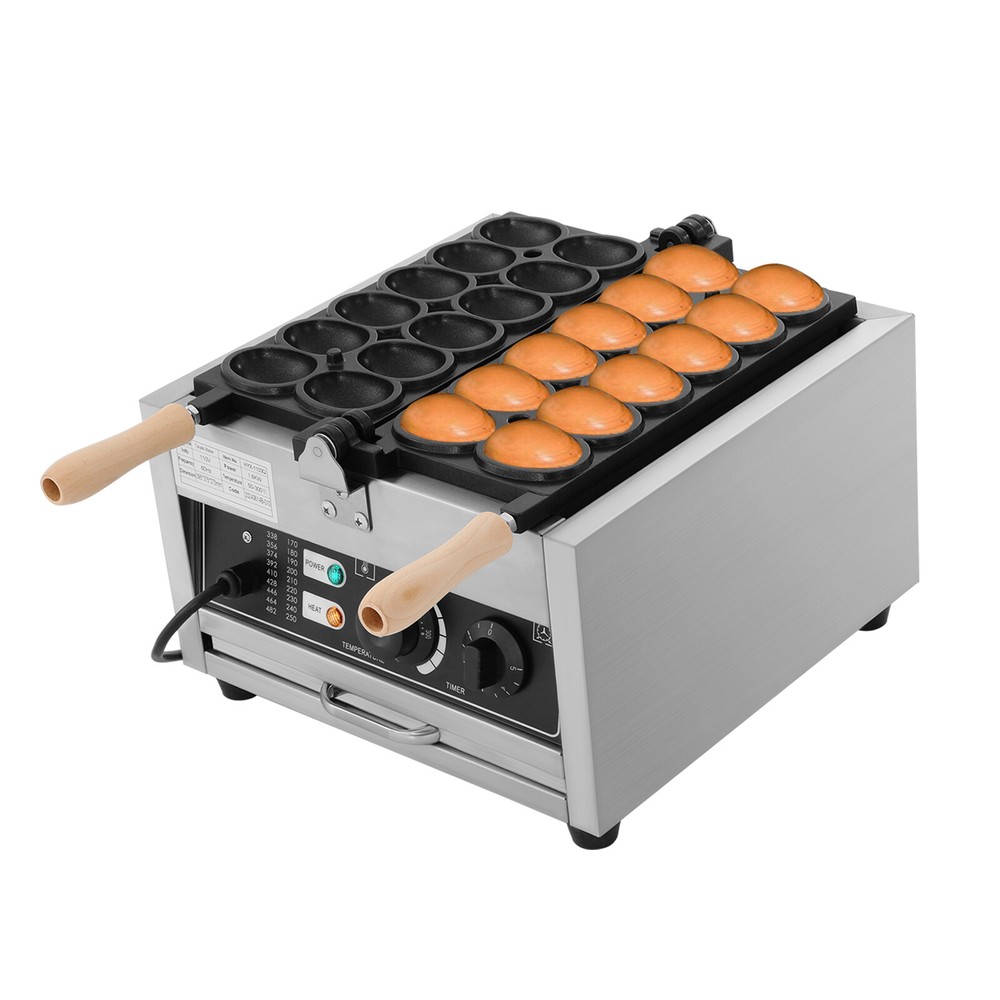 Electric Waffle Maker Machine 12-grid Mini Pancake Maker Muffin Baker 1800W