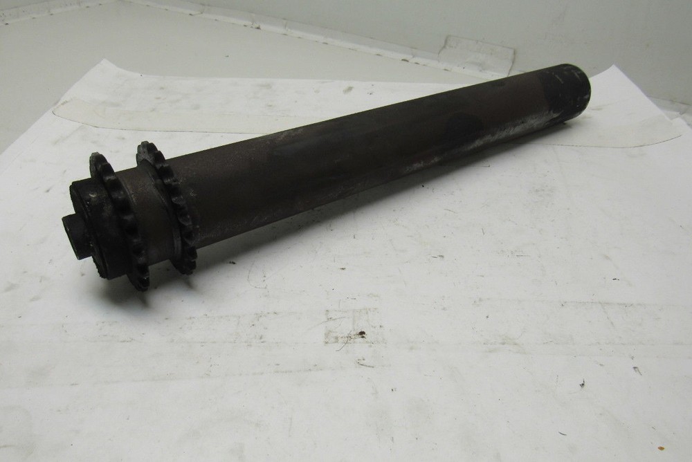 Chain Driven Double Sprocket Pallet Conveyor Roller 2-1/2"x21"BF 11/16" Hex