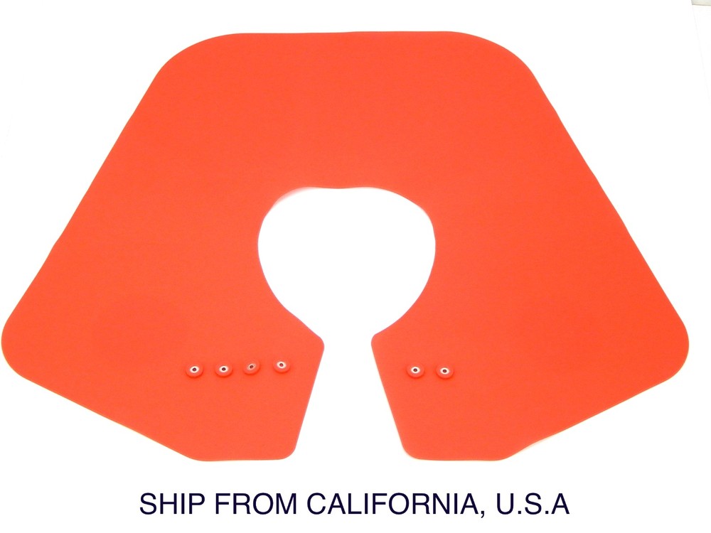 HAIRDRESSING CUTTING COLLAR / NECK SHUTTER RED