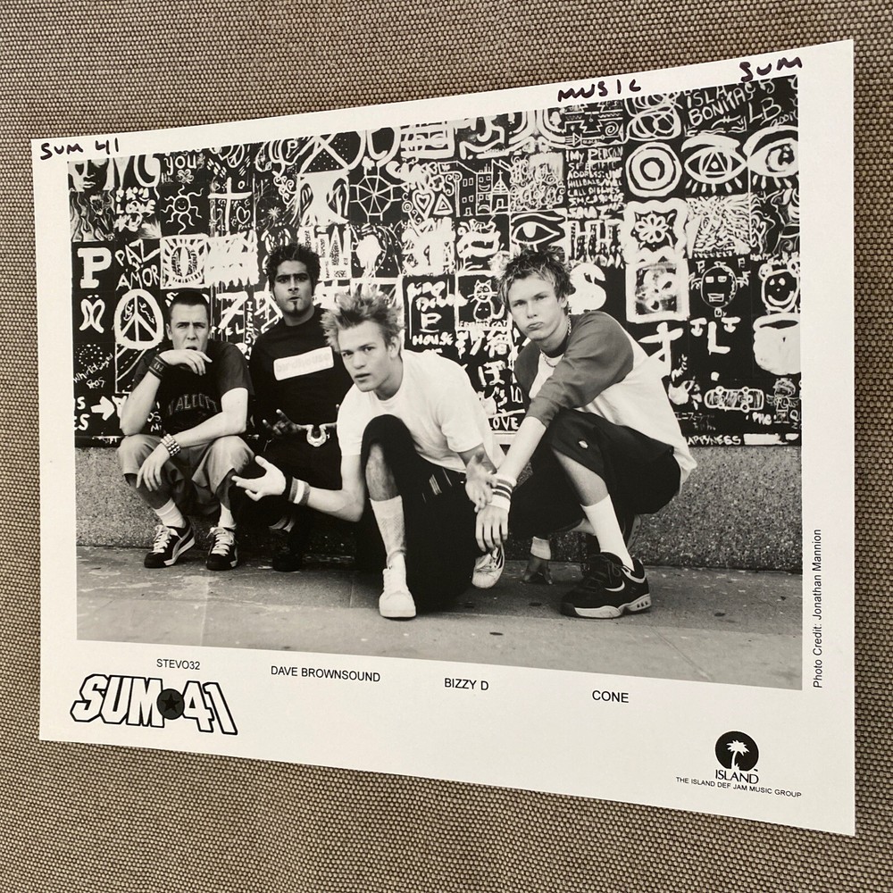 Sum 41 Press Photo 8x10”.