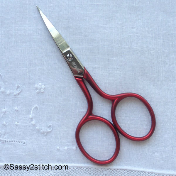 Bohin "Soft Touch" 3-1/2" Scissors, Needlework, Embroidery, Cross Stitch