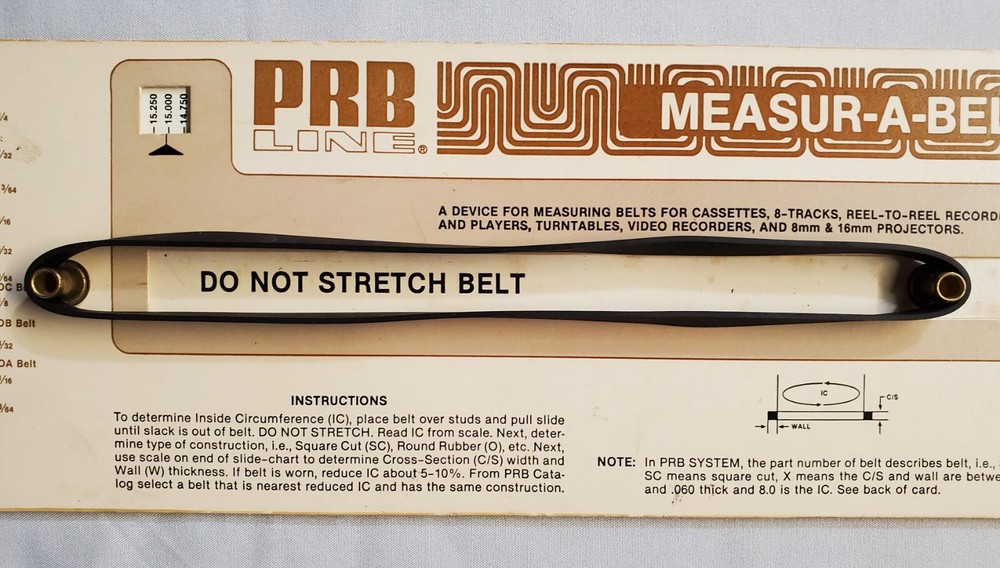 Replacement Flat Rubber Belt FRX15.0 Electronics VCR Cassette CD Drive