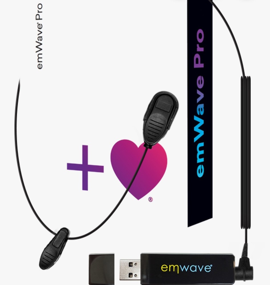 EmWave Pro HeartMath HRV Biofeedback Device - Training Kit