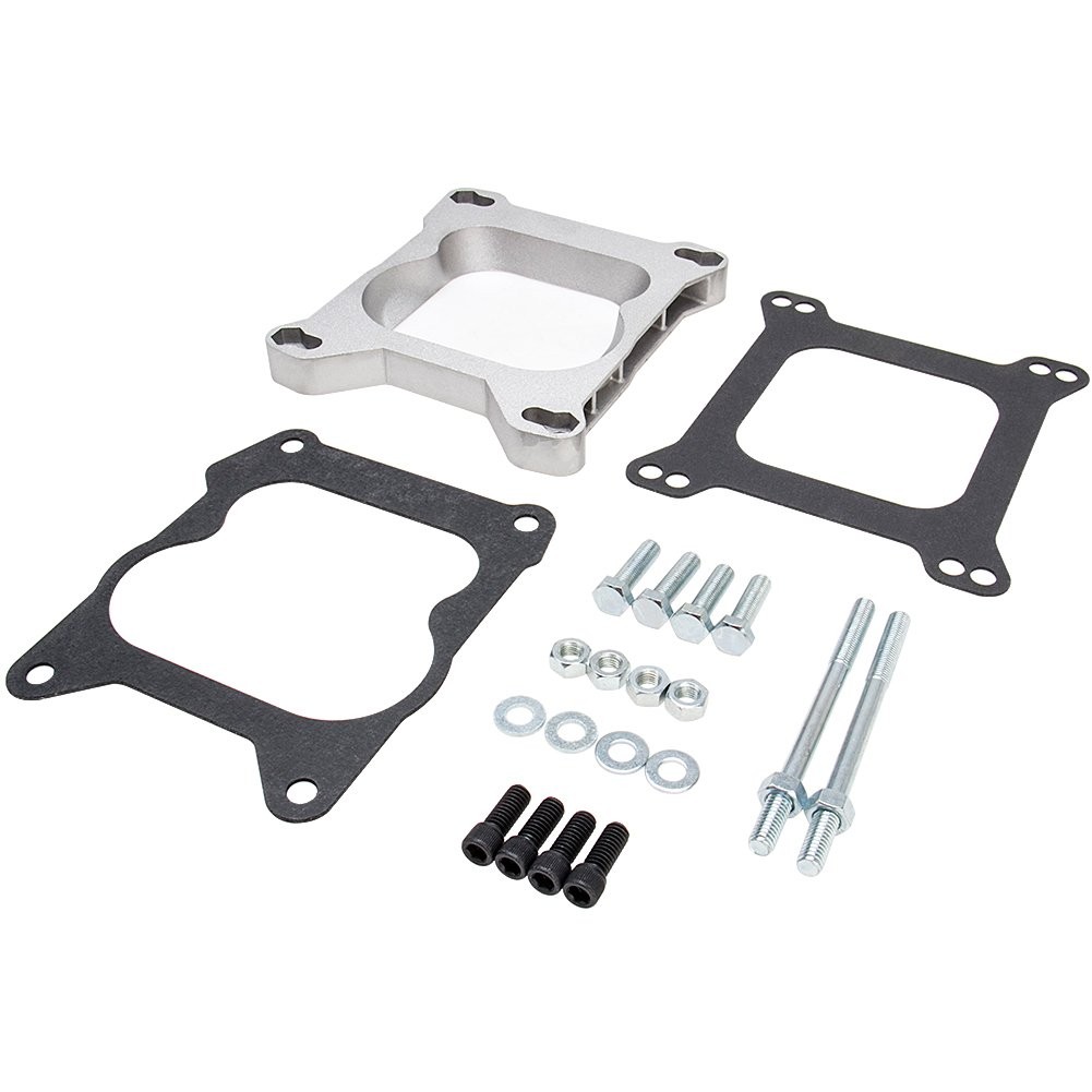 Square Bore to Spread Bore Manifold Aluminum Carburetor Adapter Plate