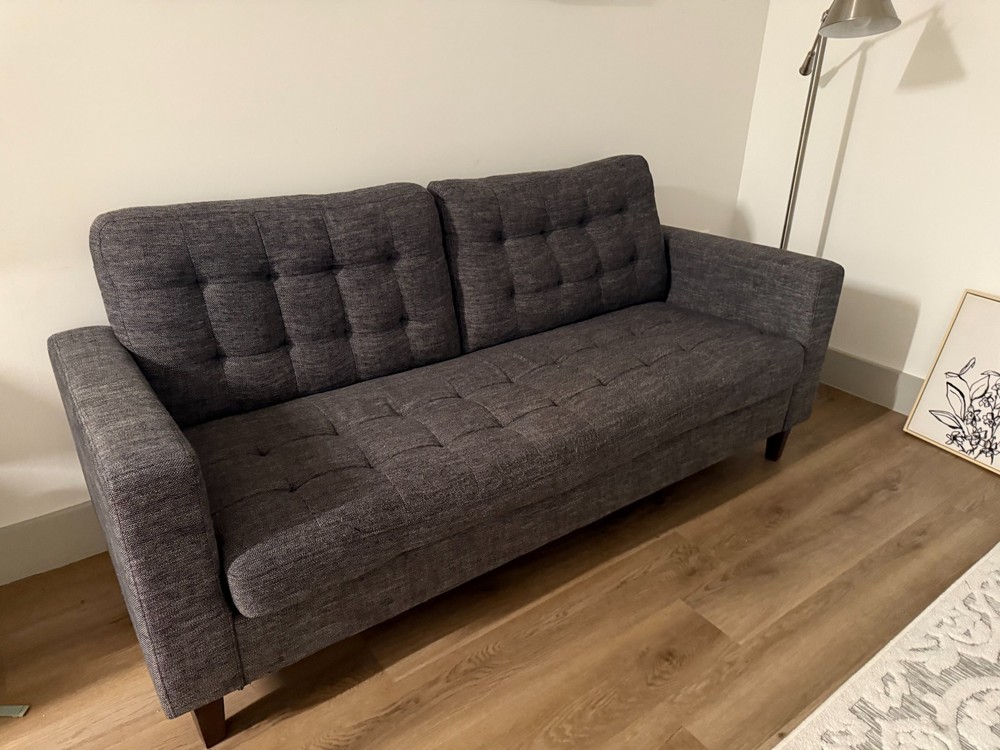Milton 76" Square Arm Sofa by Mistana