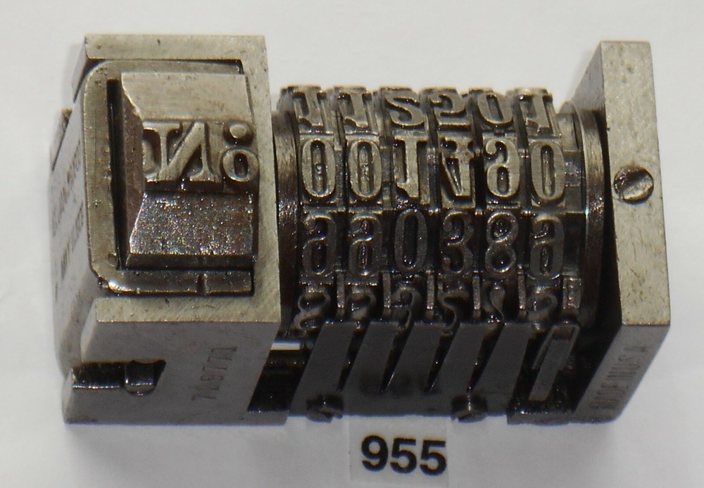 Letterpress Numbering machine | (Standard#31) | 092