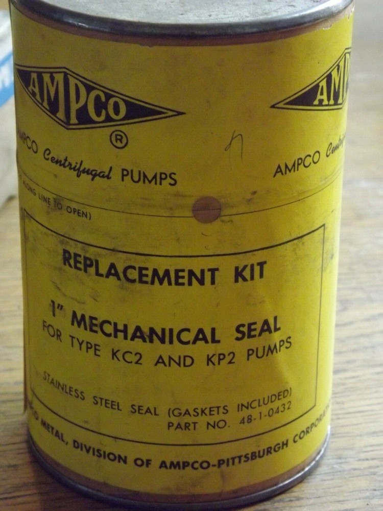 AMPCO 48-1-0432 1" MECHANICAL SEAL REPLACEMENT KIT FOR KC2 KP2 -- OPEN BOX