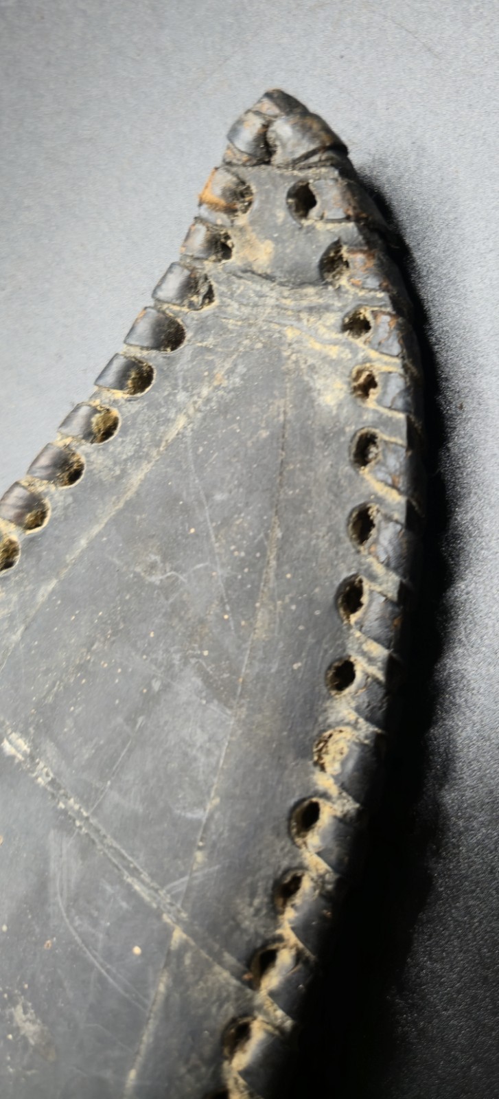 Antique Knife with Leather Sheath WWII Era Vintage Military Collectible