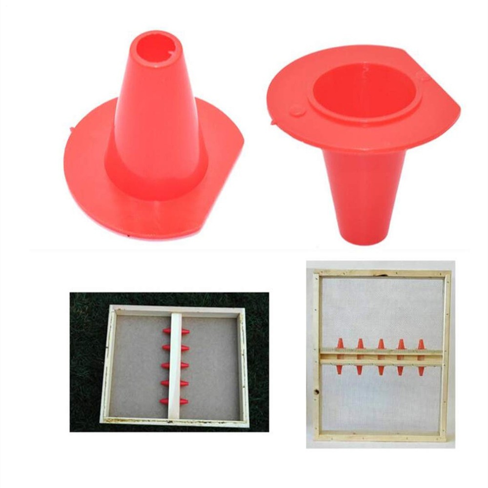 50Pcs Bee Escape Device 50x Bee Beehive Control Device Escape Nest Plastic