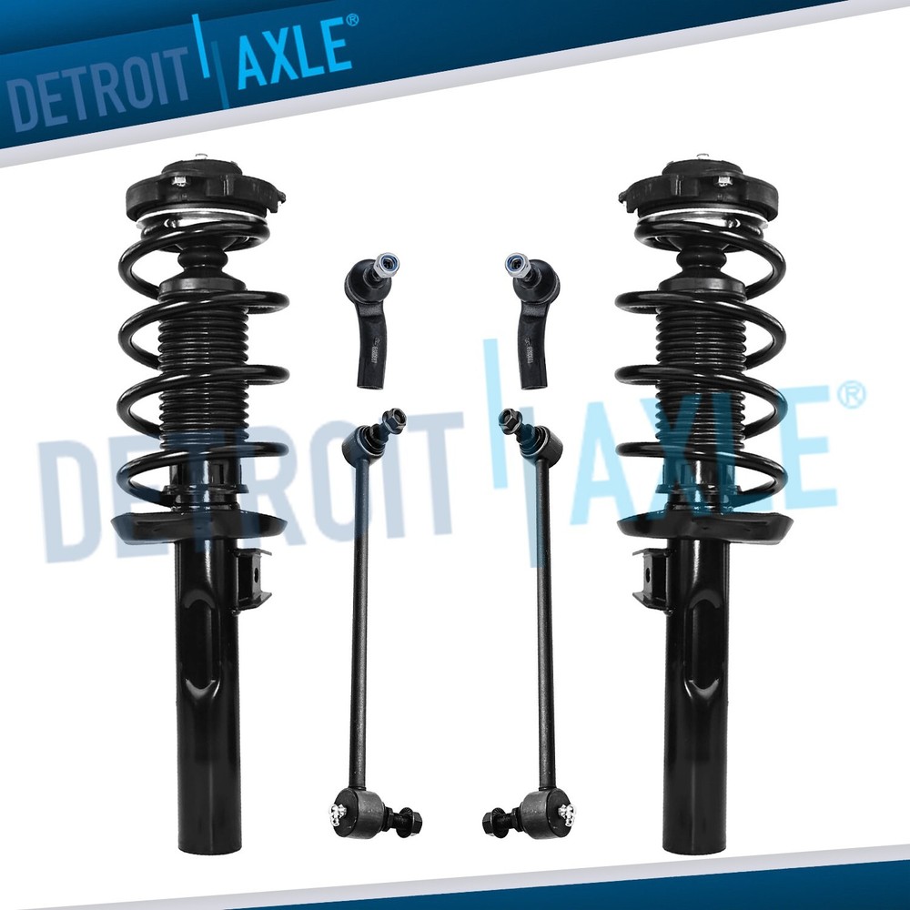 Front Struts Sway Bars Outer Tie Rods for A3 Beetle EOS Golf Jetta Passat Rabbit