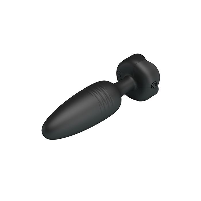 Pretty Love Tarion Thrusting Butt Plug w/Multi Color Bottom Led Light Black