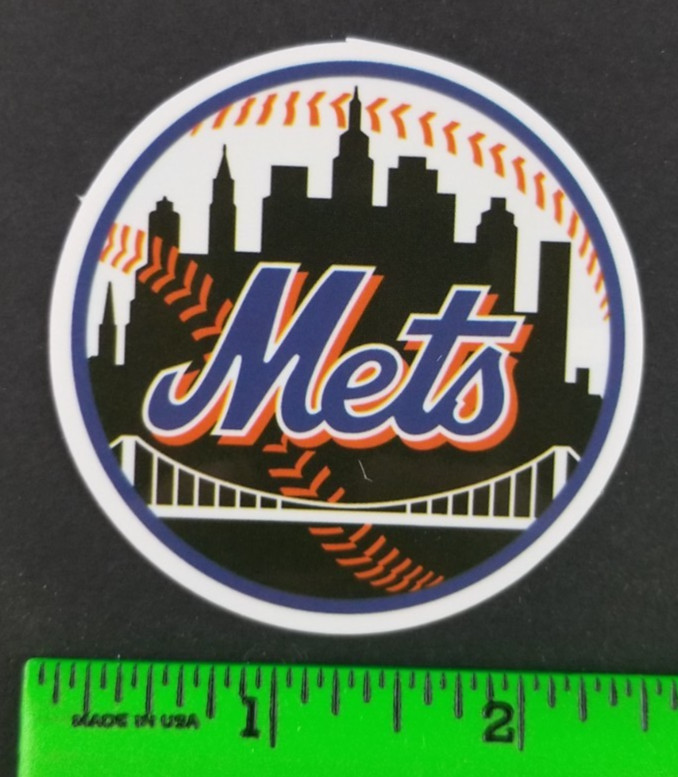 New York Mets Baseball Skateboard Sticker