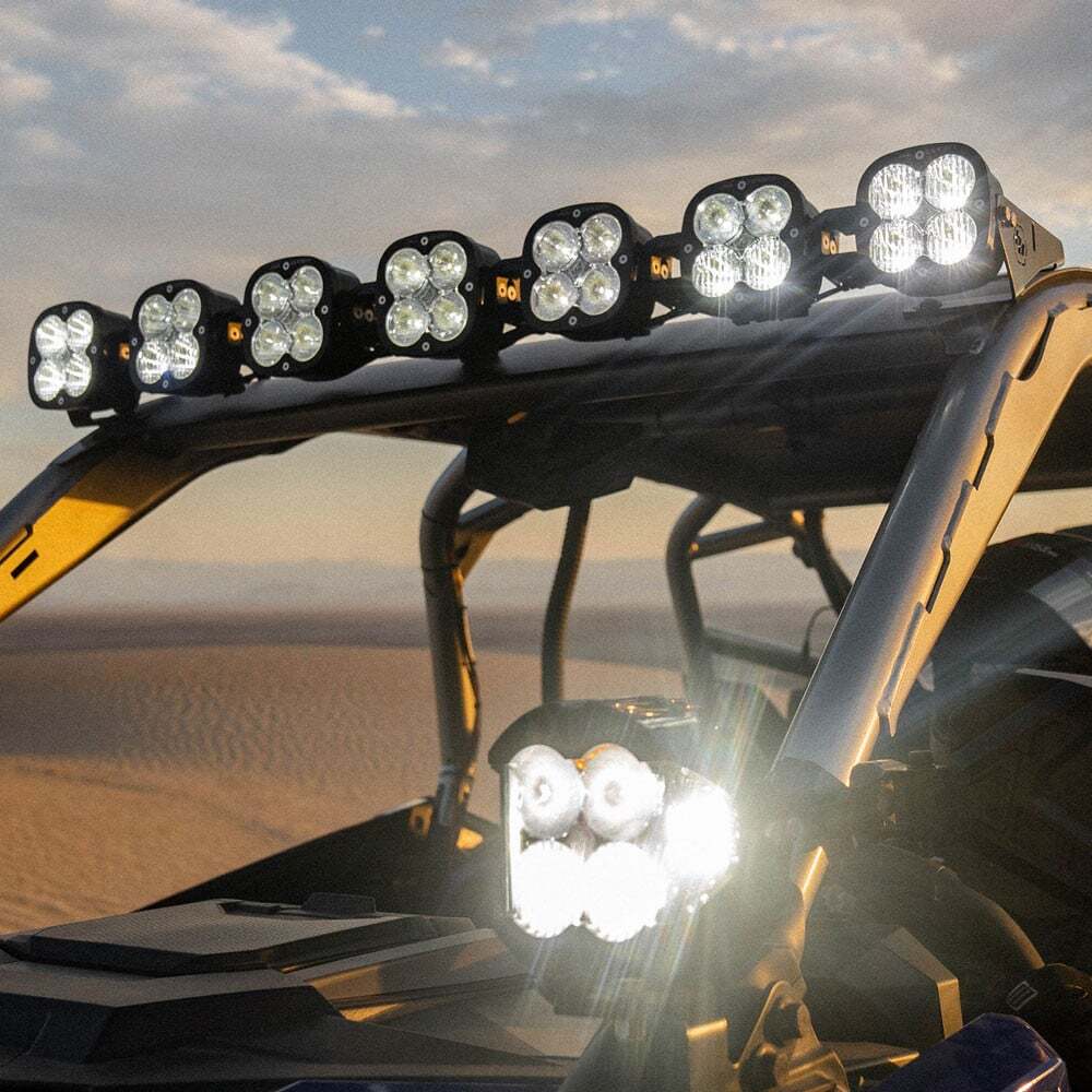 Baja Designs™ 7 XL Linkable Roof LED Light Bar Amber/Clear for Polaris RZR Pro R