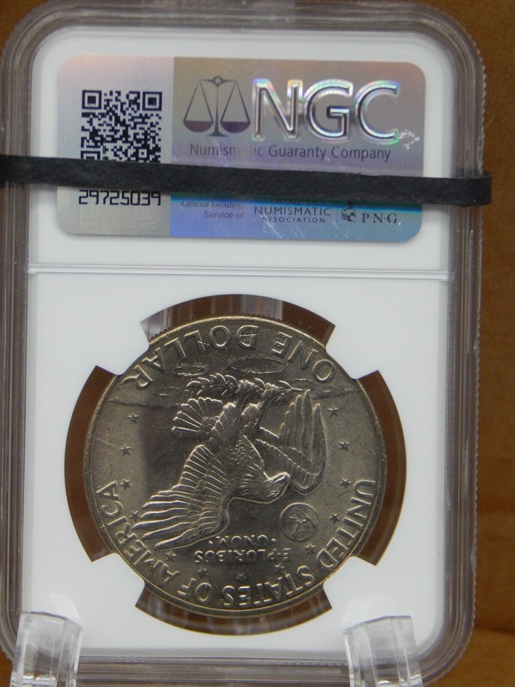 1971 P Eisenhower Ike Silver $1 Dollar - Silver - NGC MS66 (BT366)