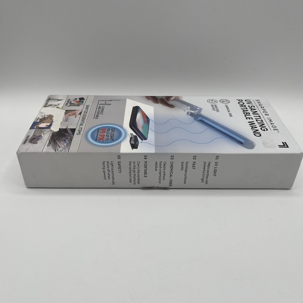 SHARPER IMAGE UV Light Portable Foldable Open Box