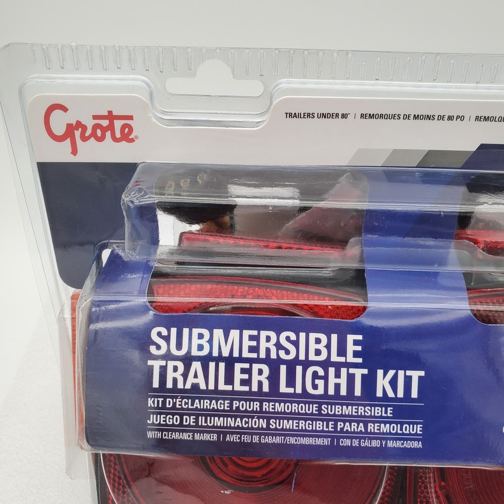Submersable Trailer Light Kit Combo + Herness, Bracket, Mounting Hardware 652305
