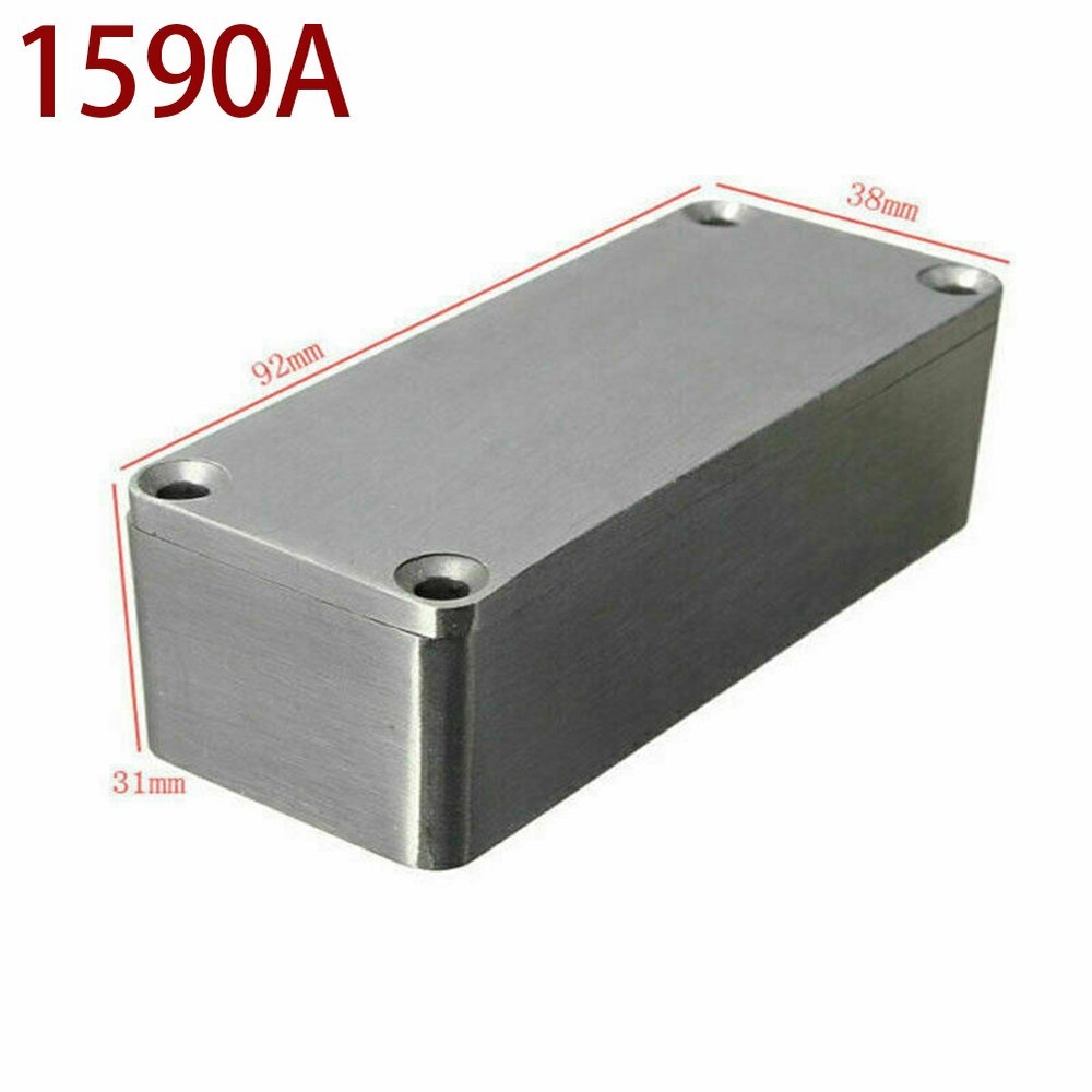 Diecast Aluminium Electronics Project Box Case Enclosure Silver Various Sizes