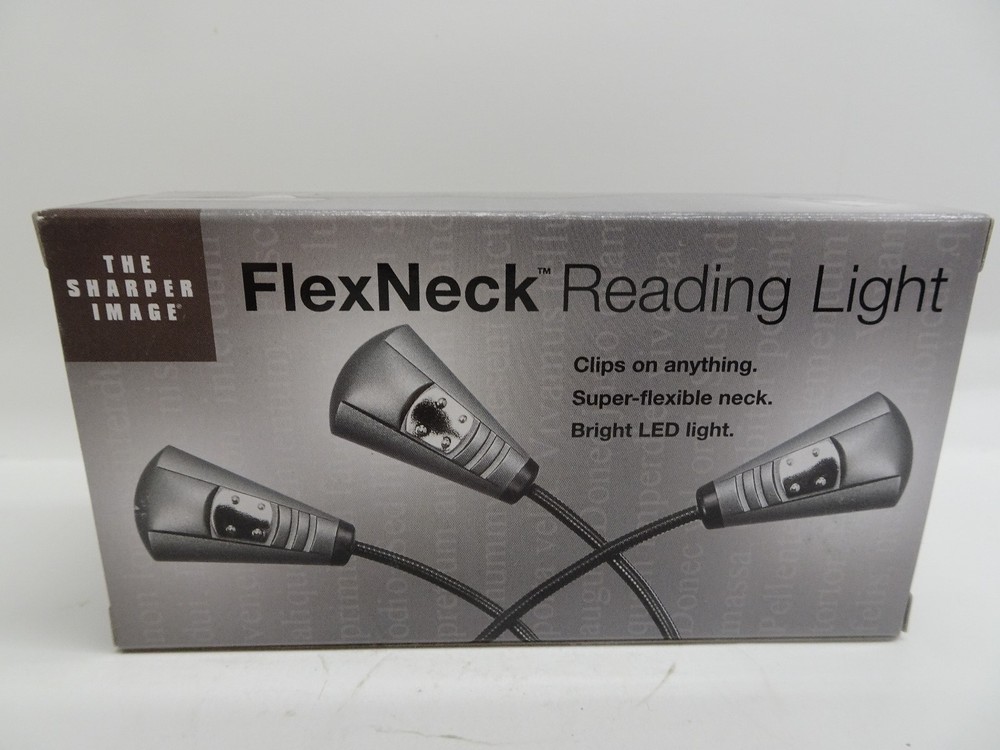 Flex Neck Reading Light By The Sharper Image
