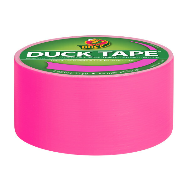 Color Duck Tape® Brand Duct Tape - Neon Pink, 1.88 in. x 15 yd.