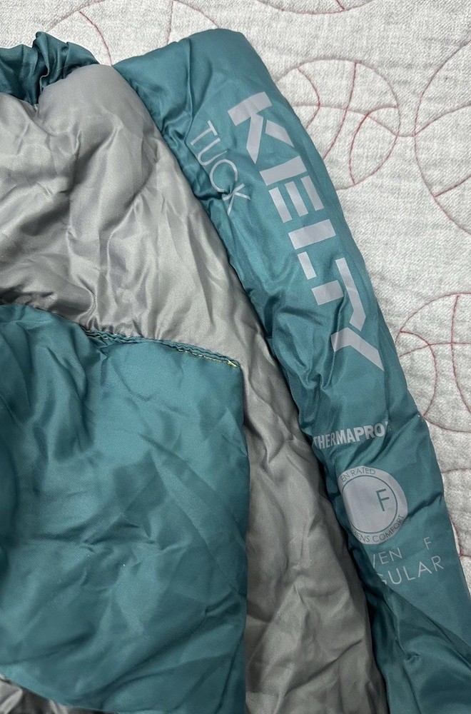KELTY TUCK 35 SLEEPING BAG WITH THERMAPRO INSULATION SIZE REGULAR