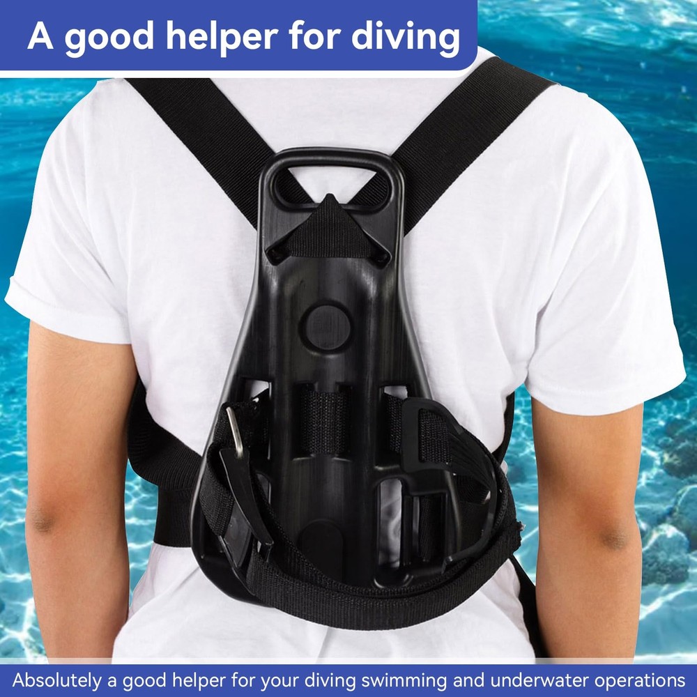 Scuba Tank Holder, Dive Tank Backpack Adjustable Tank Backpack Single Oxygen ...