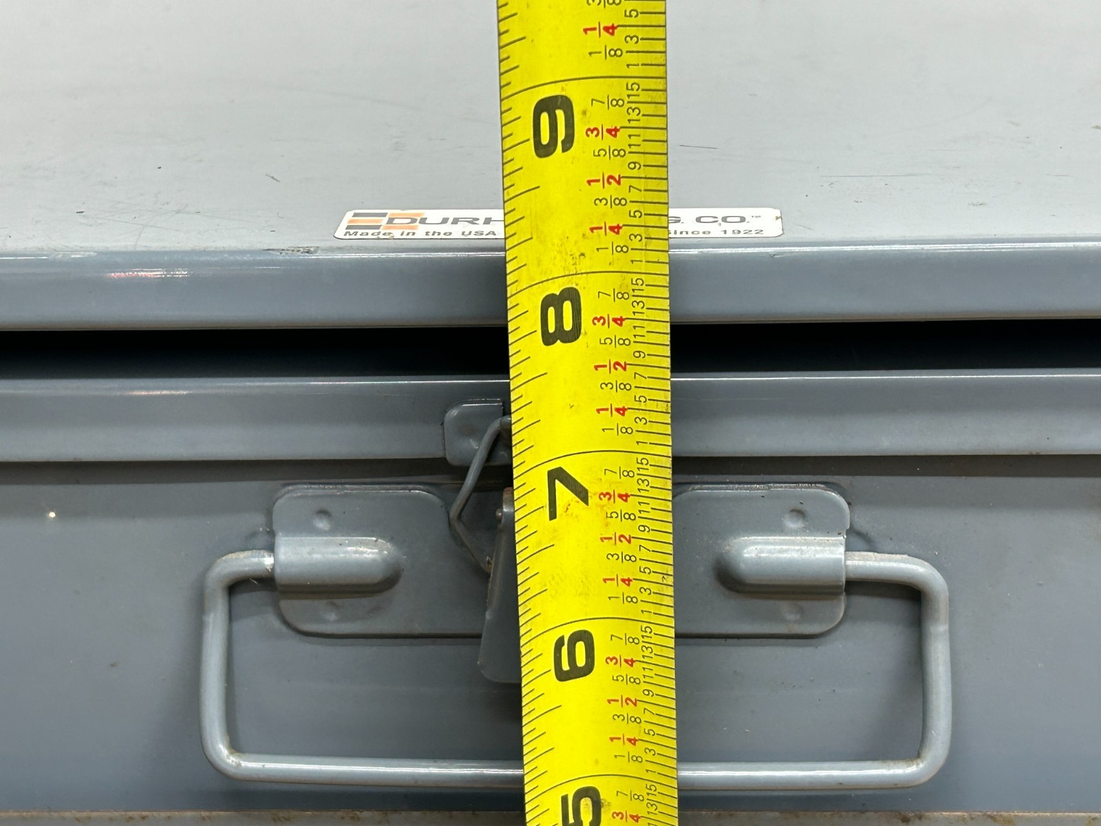 Durham Mfg Two Drawer Cabinet Removable and Divided Approximately 20"W 16"D 8"T