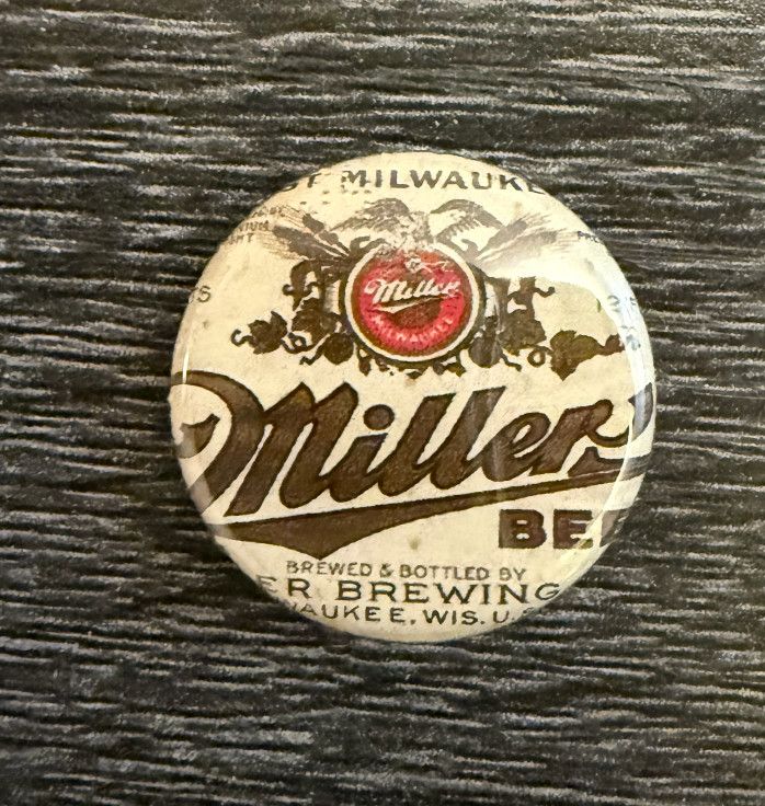 Miller Beer Milwaukee Pin Button