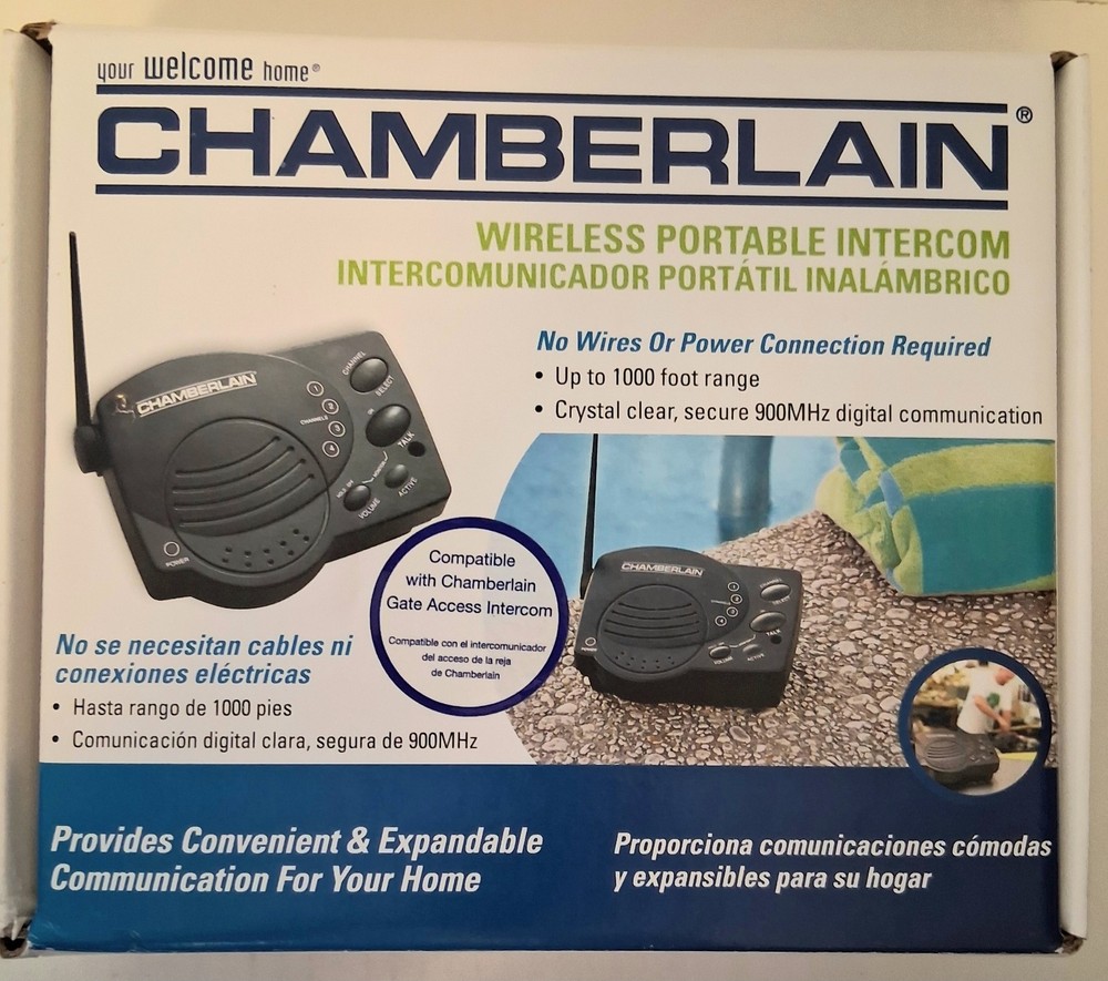 Chamberlain Wireless Portable Intercom, Single
