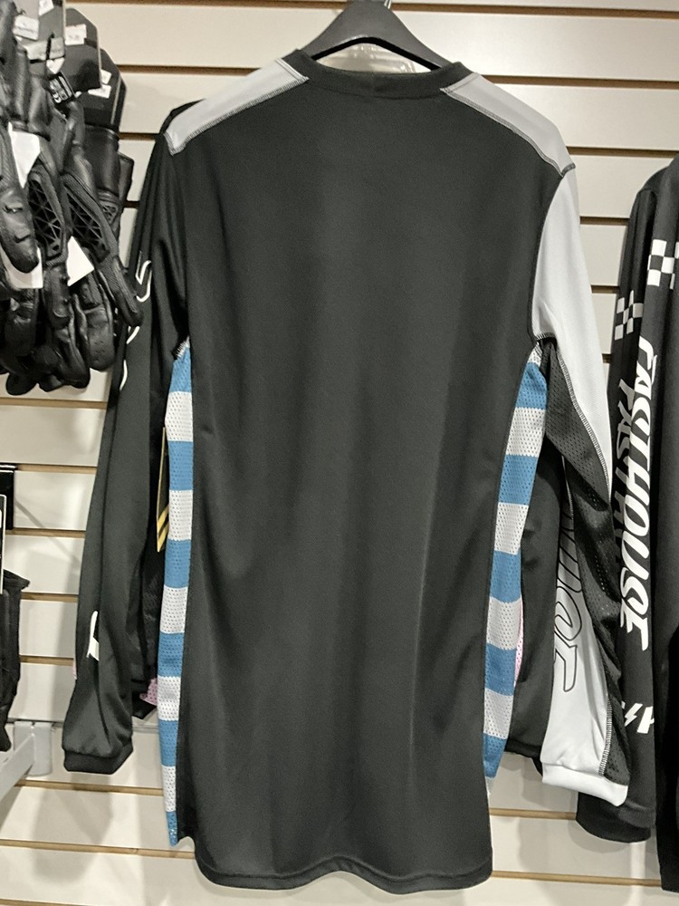 Grindhouse Cypher Jersey - Black/Silver - Medium