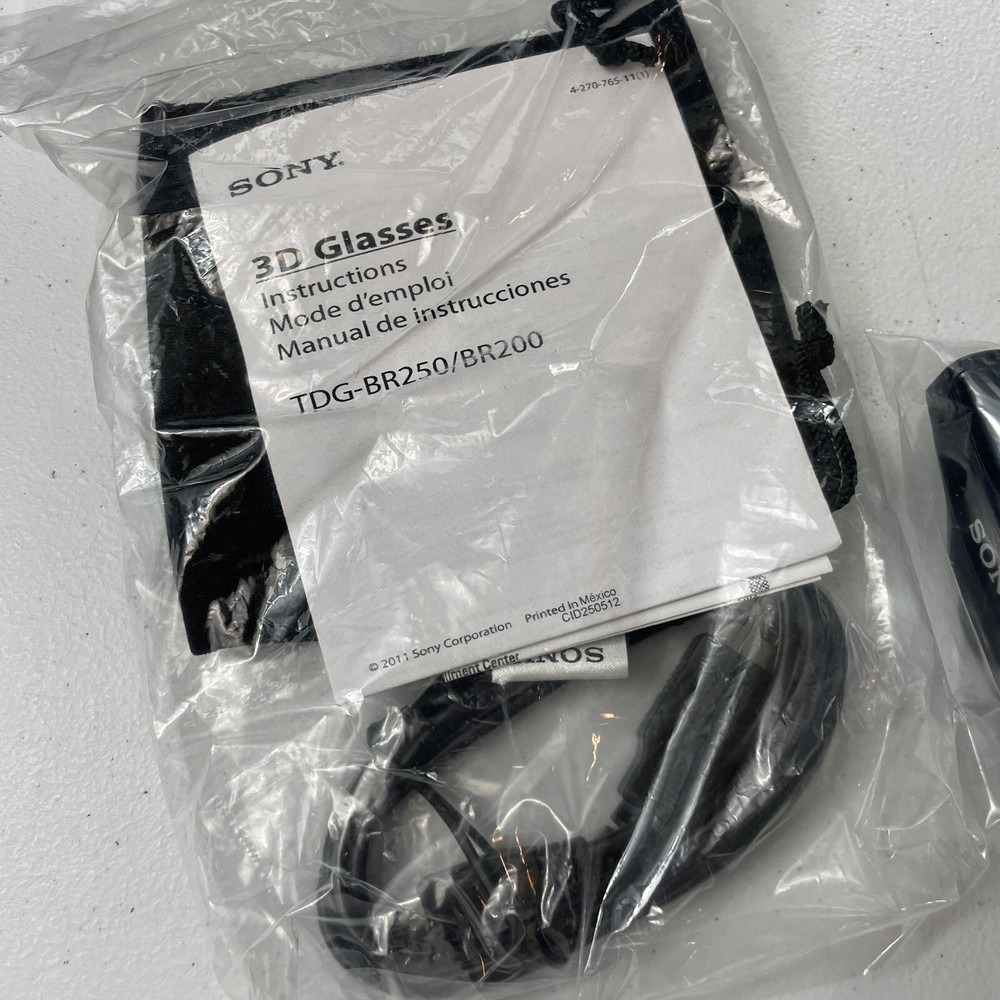 Sony Active 3D Glasses For Bravia TV With USB Cable EUC