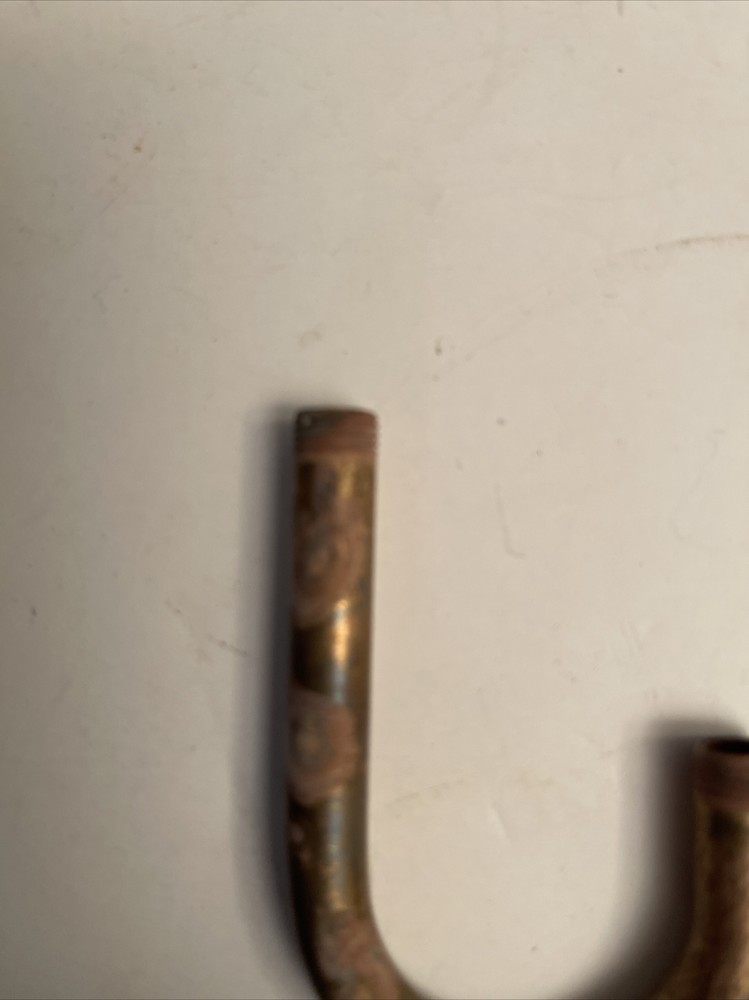 2 PCS -UNF SOLID BRASS 3 INCH LONG 1/8 IPS J Shape Arm With 3/16” Thread -