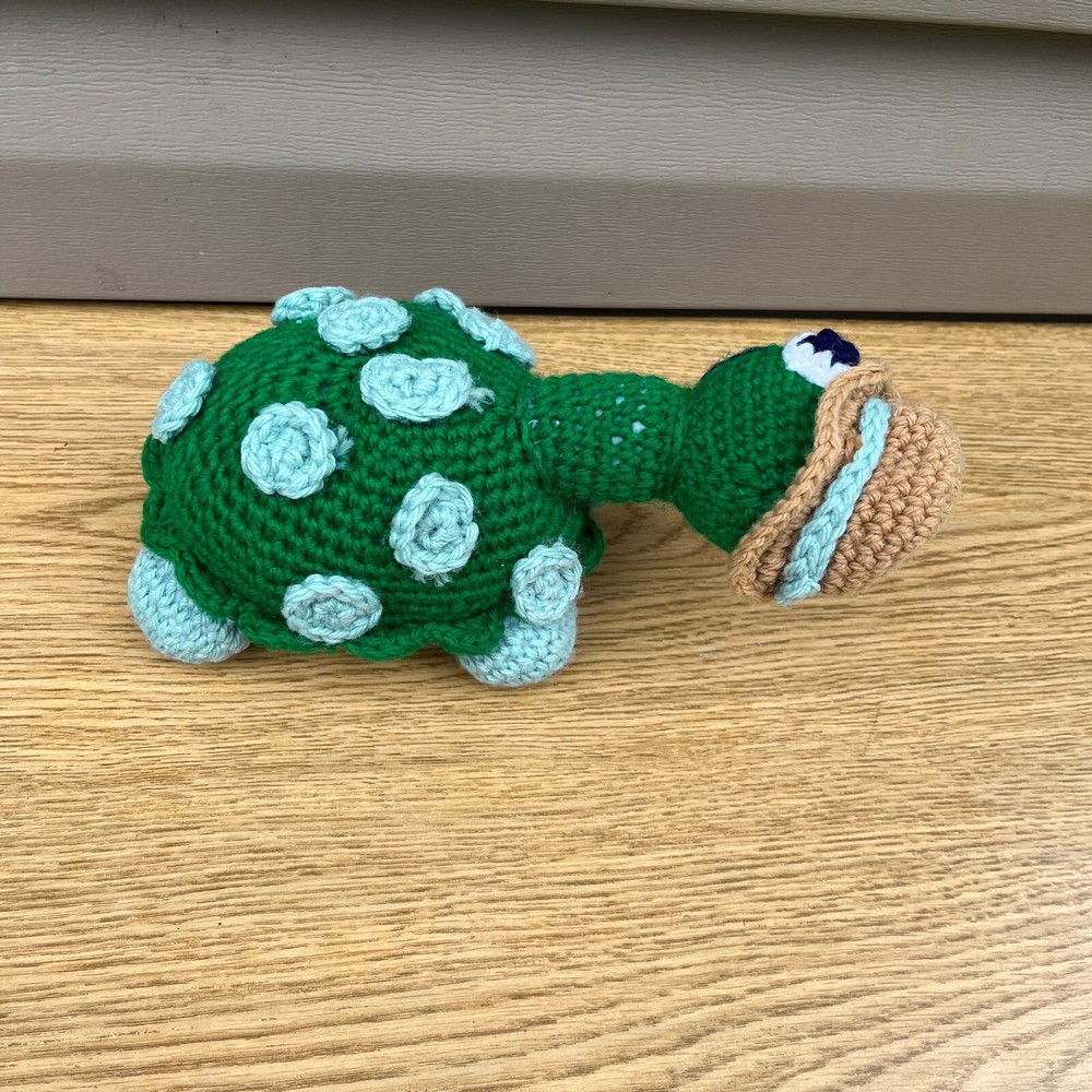 Crochet Turtle Couple Green