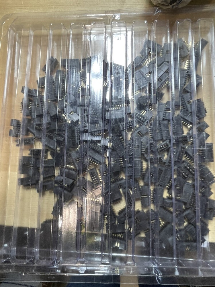 480+ - 12P 12PIN STRAIGHT MAIL HEADER DUAL ROW BOX HEADER LOT