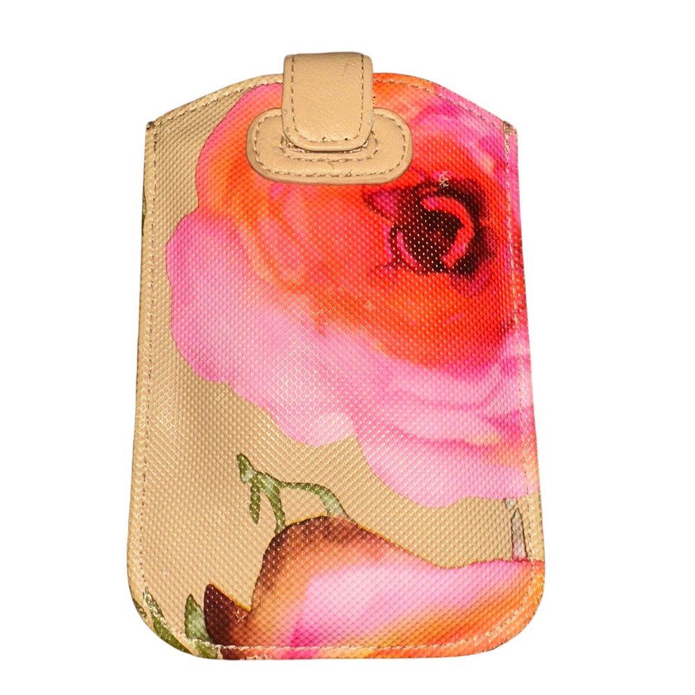 Boho Botanical Tech Wristlet Padded Electronics Clutch Travel Essentials
