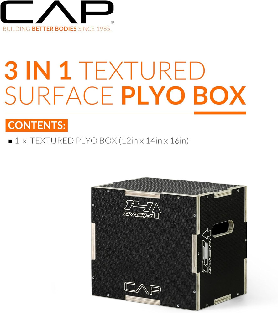 3-In-1 Plyometric Box | Multiple Styles and Sizes