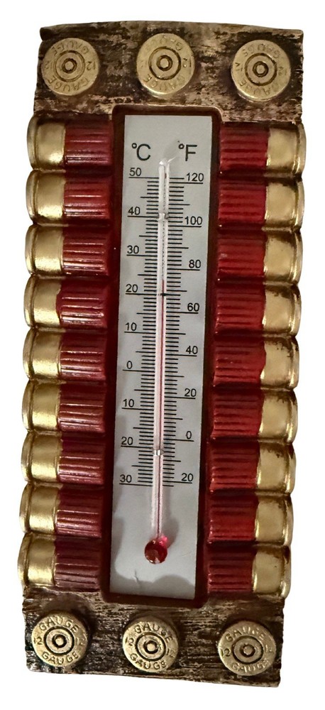 Shotgun Shell Indoor/Outdoor Thermometer