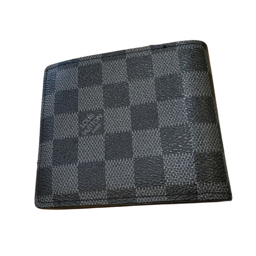 Authentic Louis Vuitton Multiple Bifold Wallet Damier Graphite Canvas