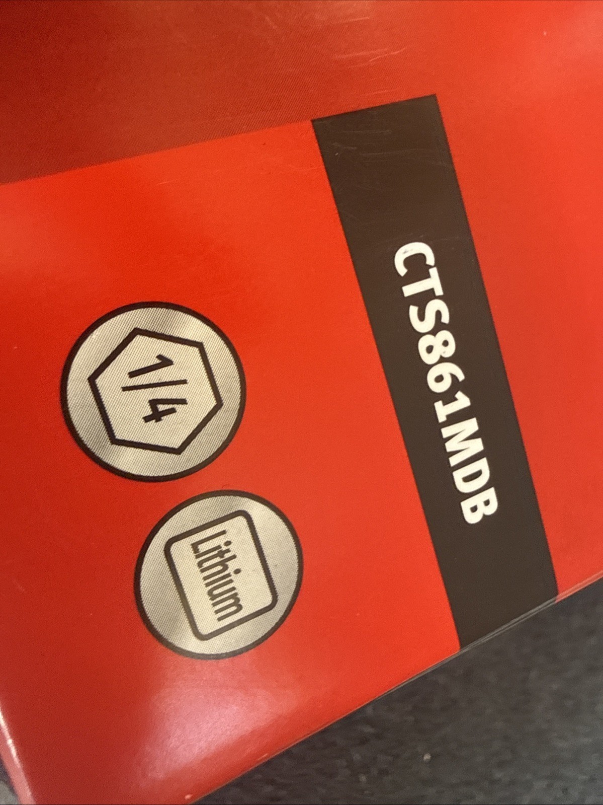 For Snap-On Tools CTS861mdb 1/4" Hex Cordless Screwdriver 14.4V Brushless Red