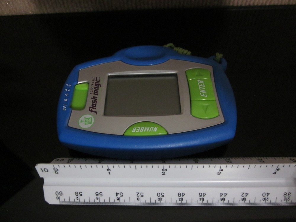 Handheld Leap Frog Electronic Flash Magic Working 2002 Blue Green
