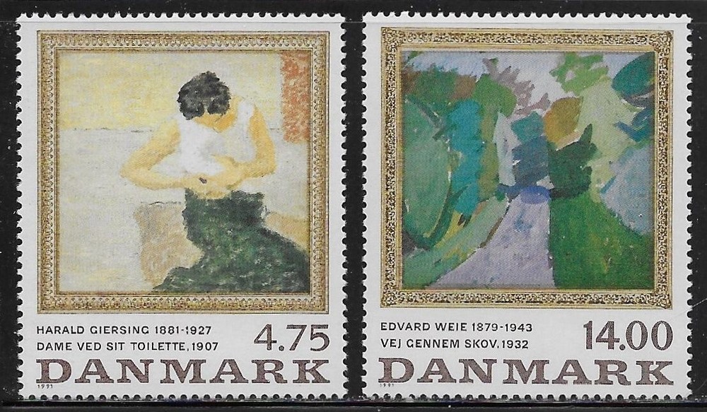 Denmark Scott #'s 951 - 952 MNH
