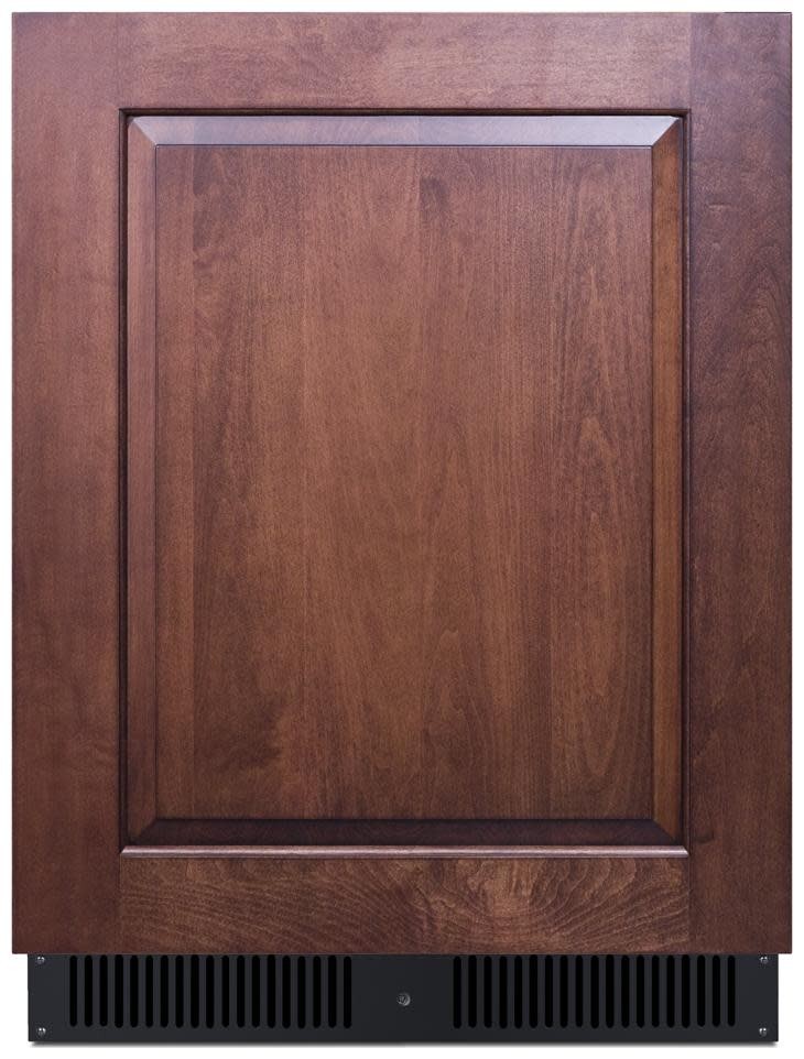 Summit ALFZ53IF 24"W 3.7 Cu. Ft. Built-In Panel Ready Upright - Panel Ready